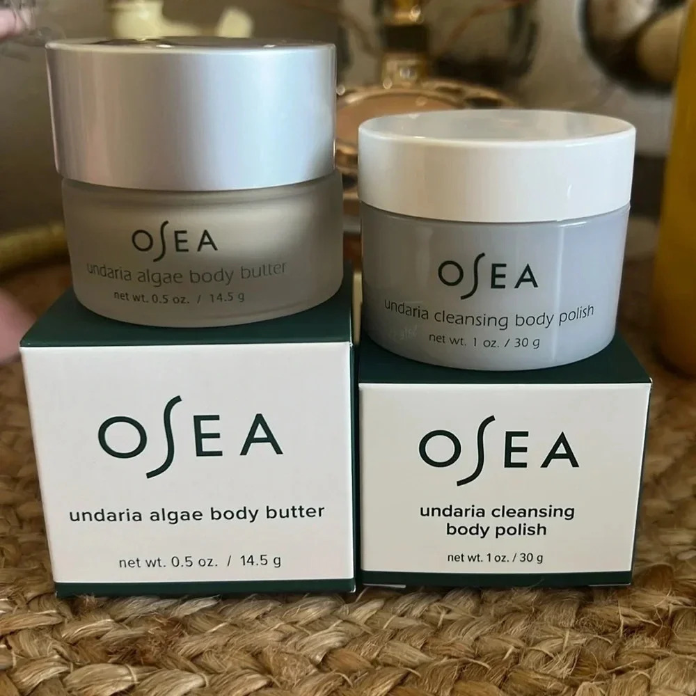 Osea Bundle! 0.5 oz Undaria Algae Body Butter/1oz Undaria Cleansing Body Polish